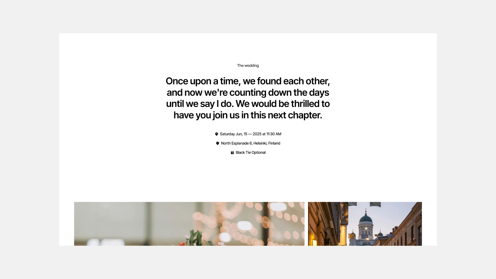 Honeymoon Wedding Template for Webflow