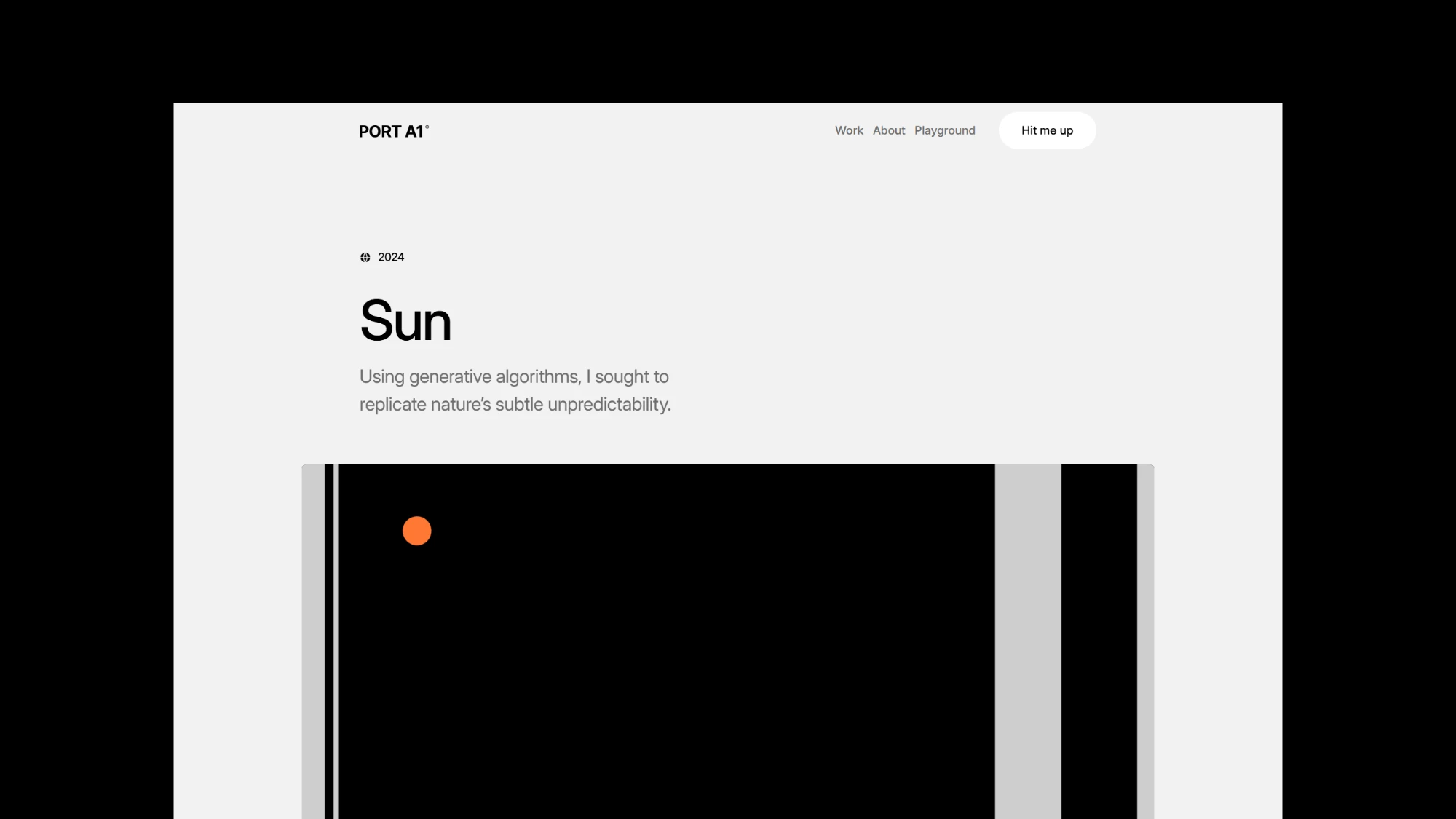 Port A1 Portfolio Template for Webflow