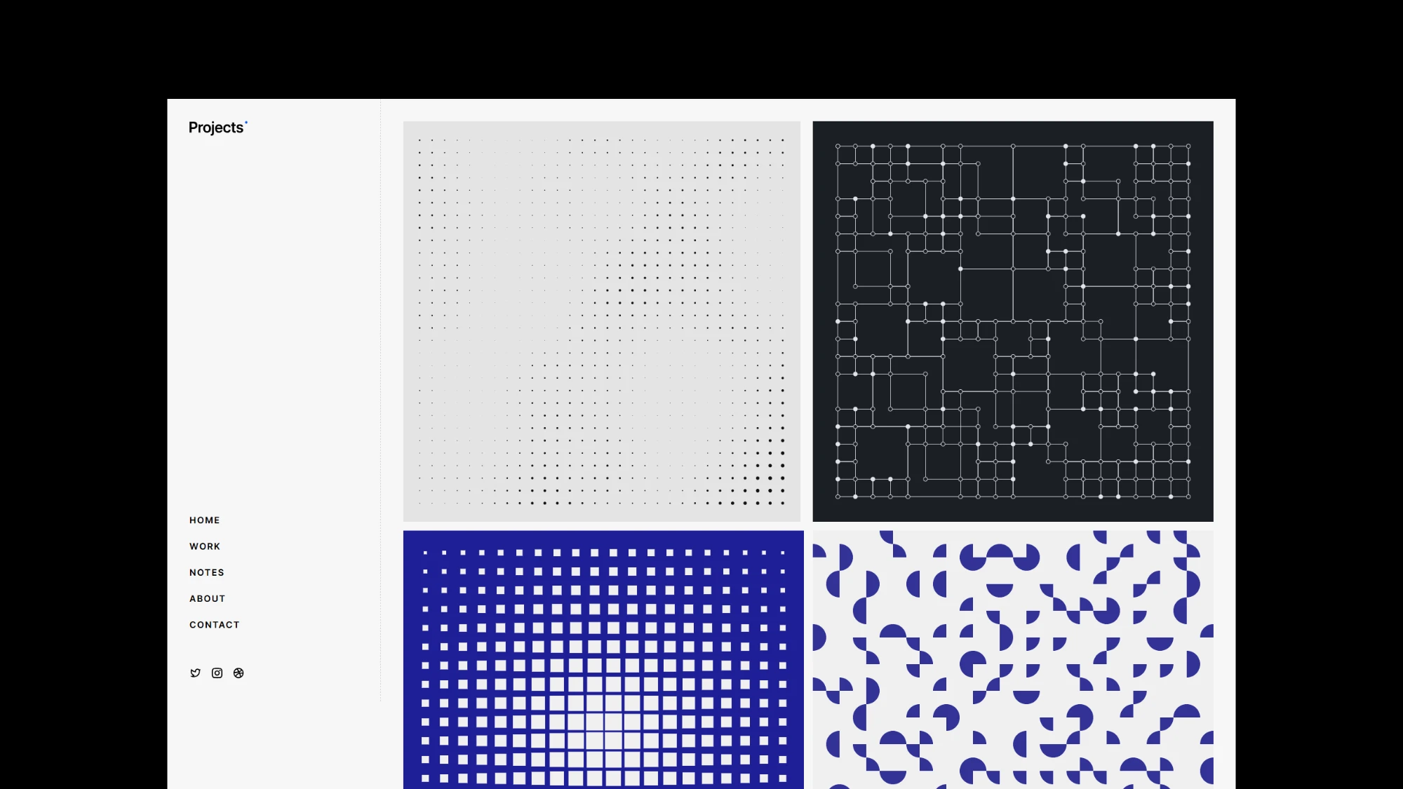 Projects Portfolio Template for Webflow