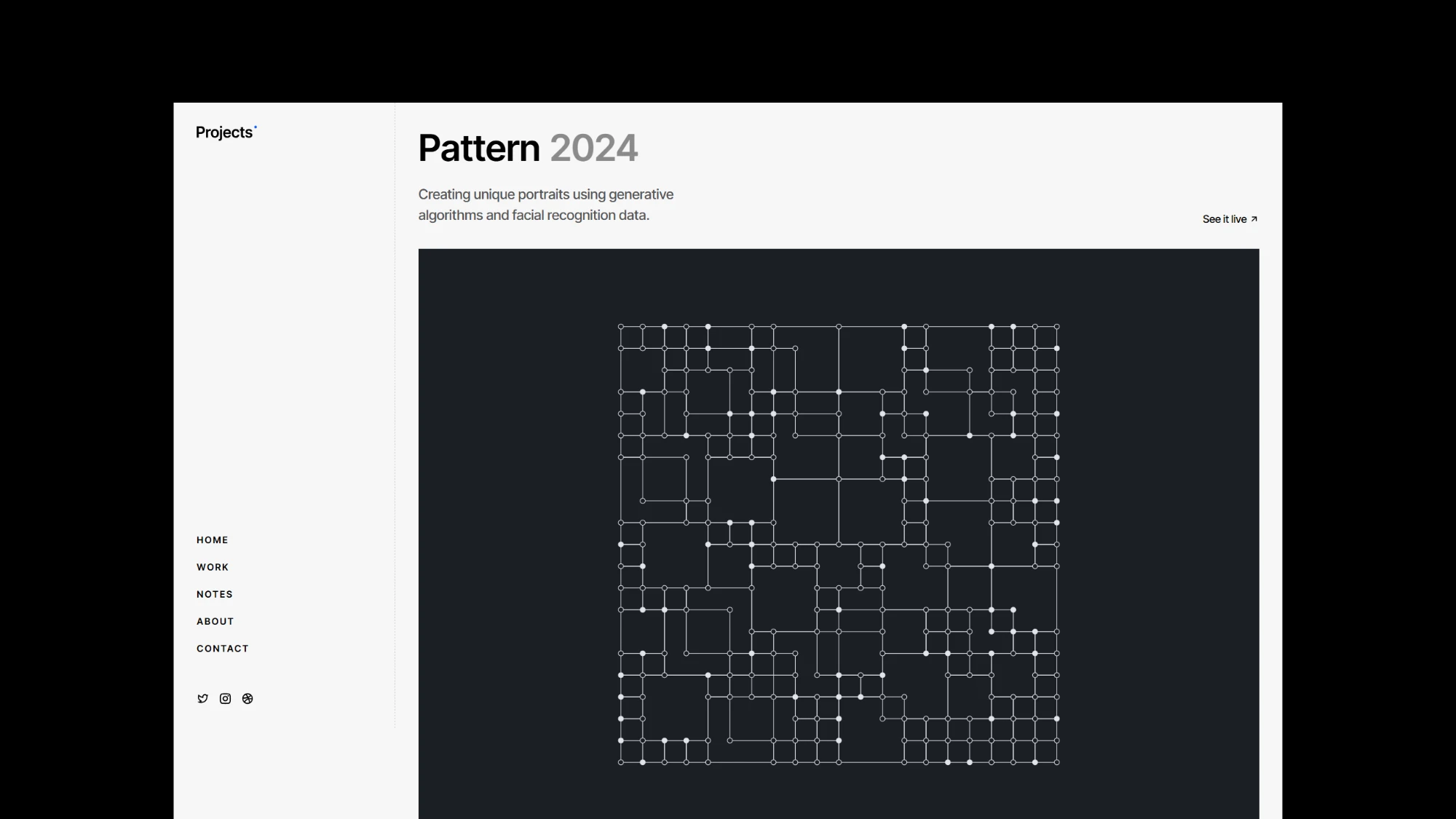 Projects Portfolio Template for Webflow