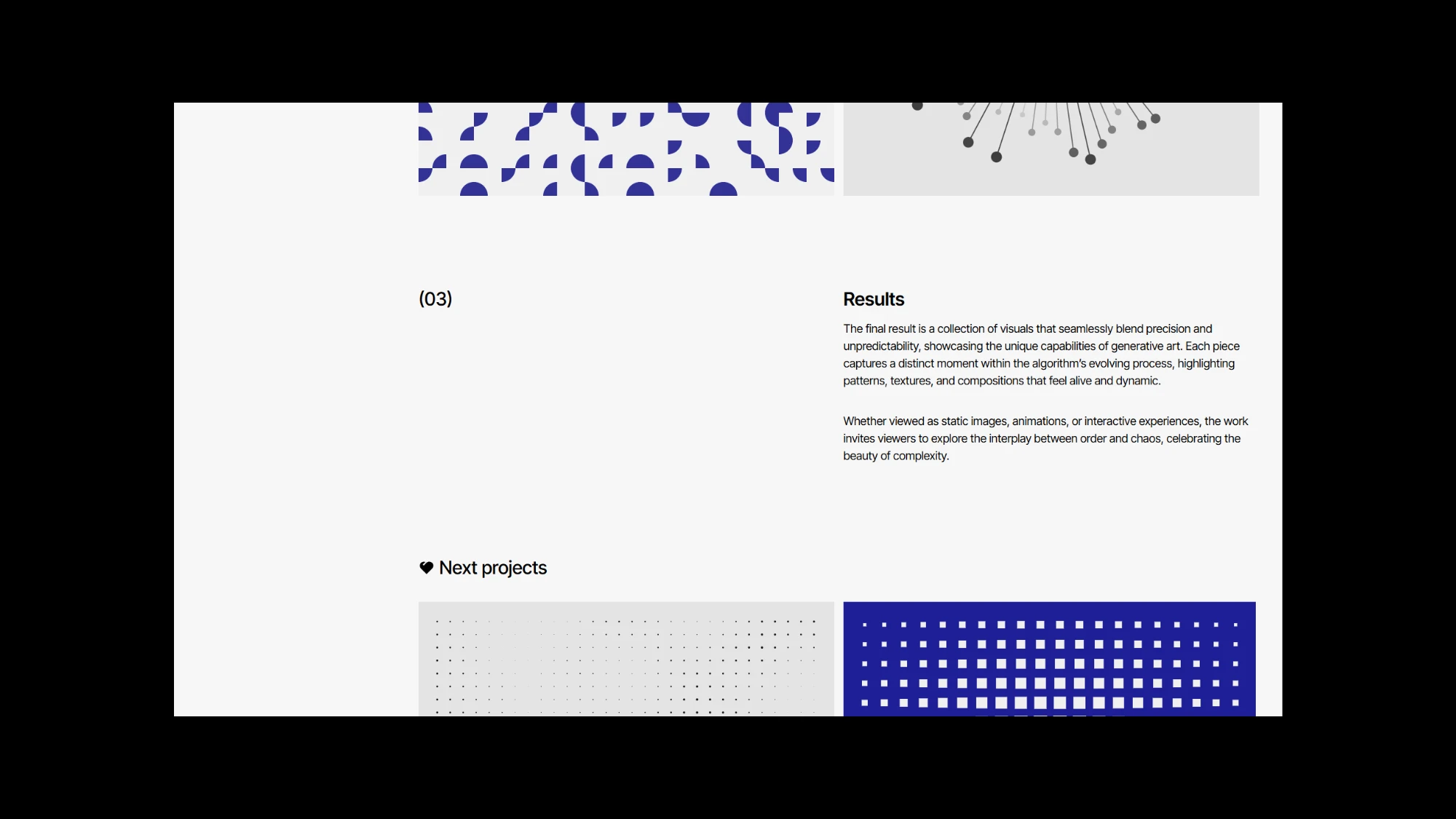 Projects Portfolio Template for Webflow